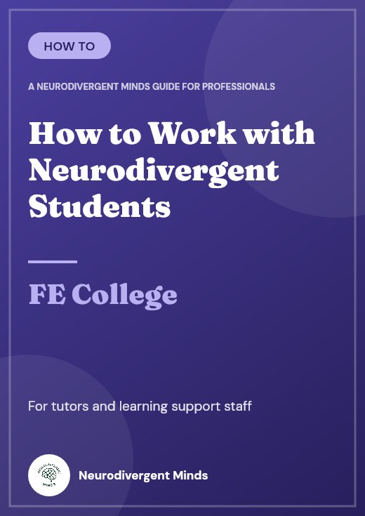 Cover of How to Work with Neurodivergent Students: FE College