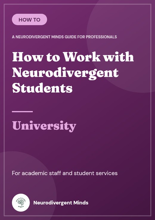 Cover of How to Work with Neurodivergent Students: University