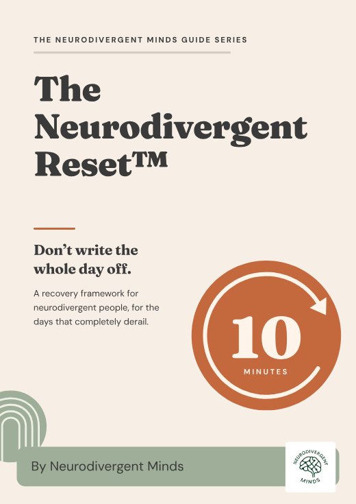 Cover of The Neurodivergent Reset guide